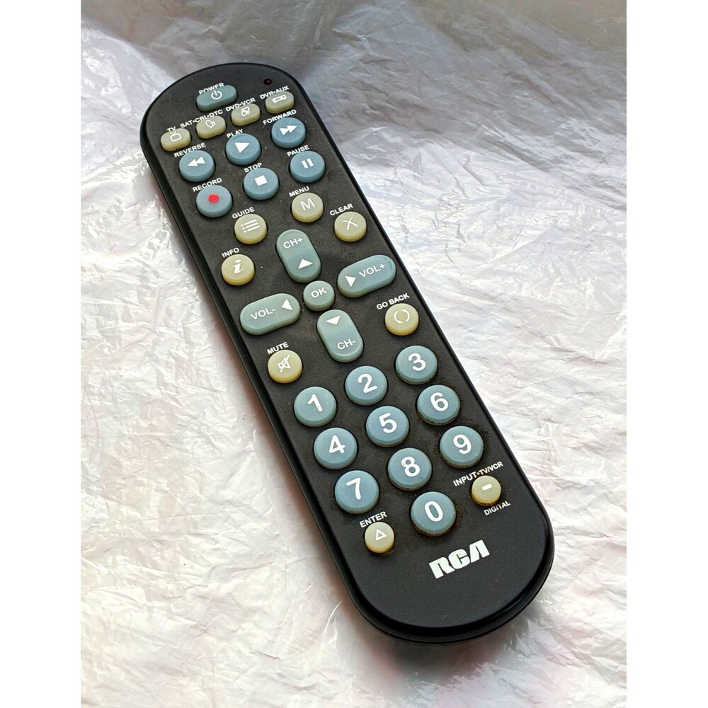 RCA RCR4258R Universal Wireless Remote Control Black/Gray (MPN R20052)